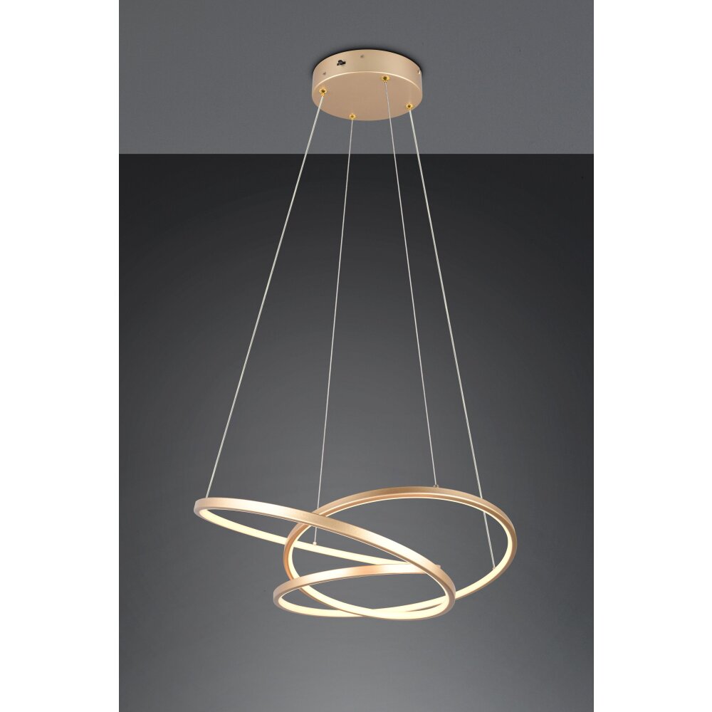 Darvin Suspension Luminaires Trio LED Or, 1 lumière main product photo