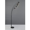 Marley Lampadaire, Lampadaires arc Luminaires Trio Noir, 5 lumières