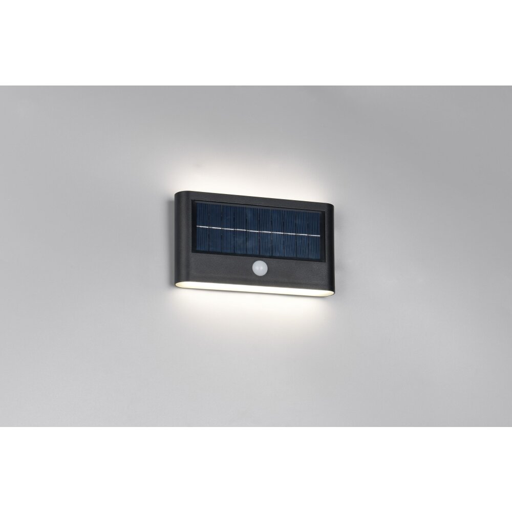 Ramos Applique murale Luminaires Reality LED Noir, 1 lumière, Détecteur de mouvement main product photo