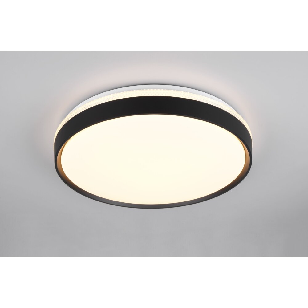 Spacy Plafonnier Luminaires Reality LED Noir, 1 lumière, Télécommandes main product photo