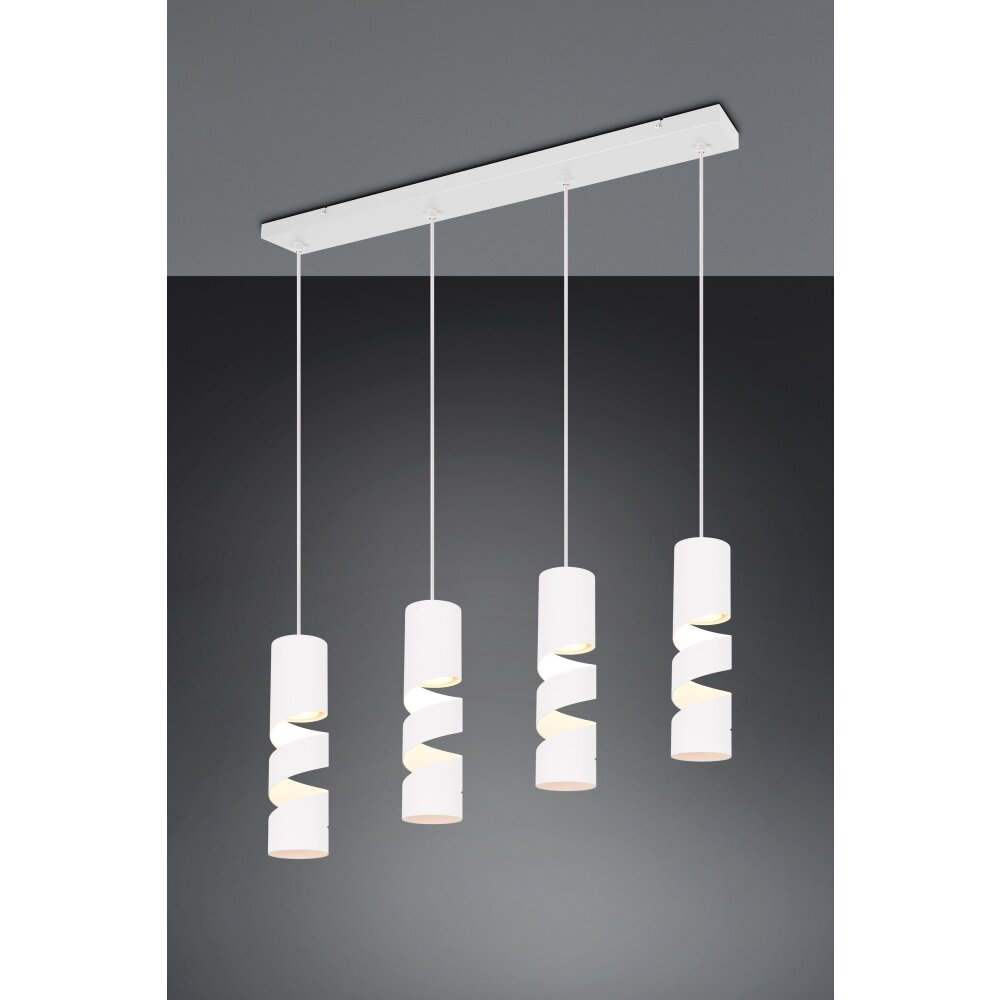 Stream Suspension Luminaires Trio Blanc, 4 lumières main product photo
