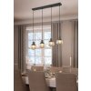 Tarifa Suspension Luminaires Trio Noir, 4 lumières
