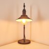 Lampe à poser Nibyn Beige, Brun foncé, 1 lumière