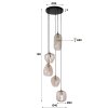 Escusa Anthracite, 5 lumières