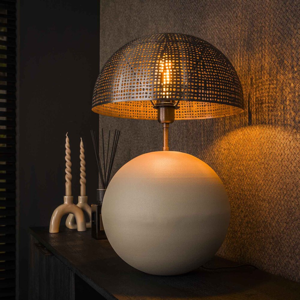 Lilleballe Lampe à poser Gris, Sable, 1 lumière main product photo