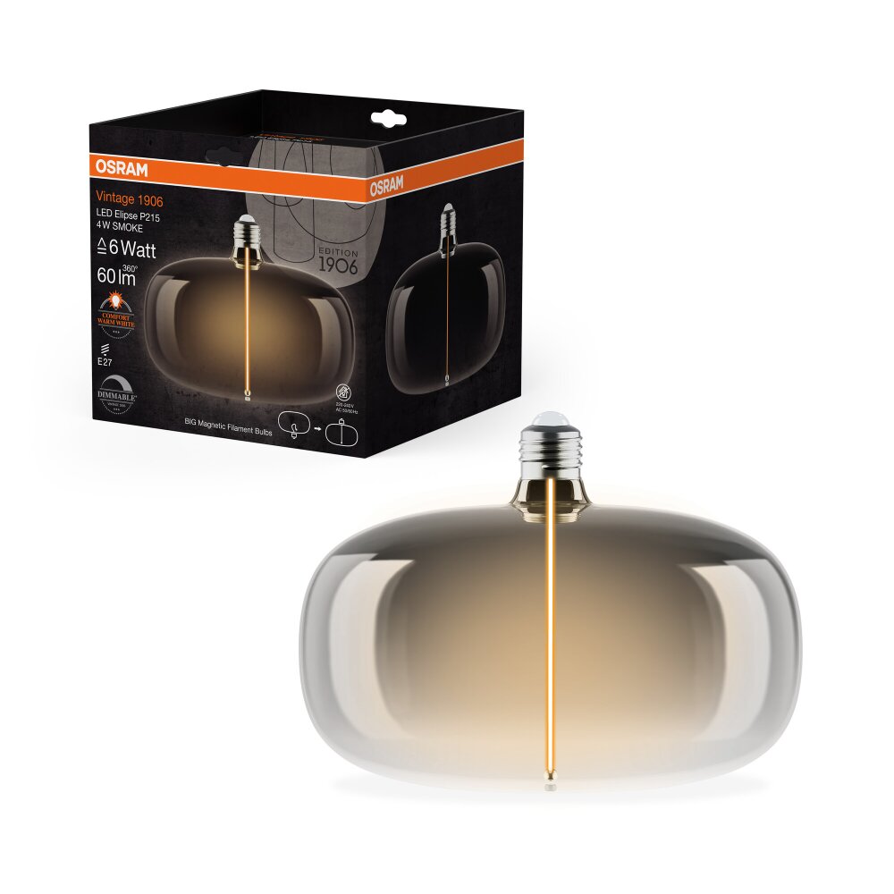 Luminaires Osram E27 4 Watt blanc chaud dimmable 60 Lumen main product photo