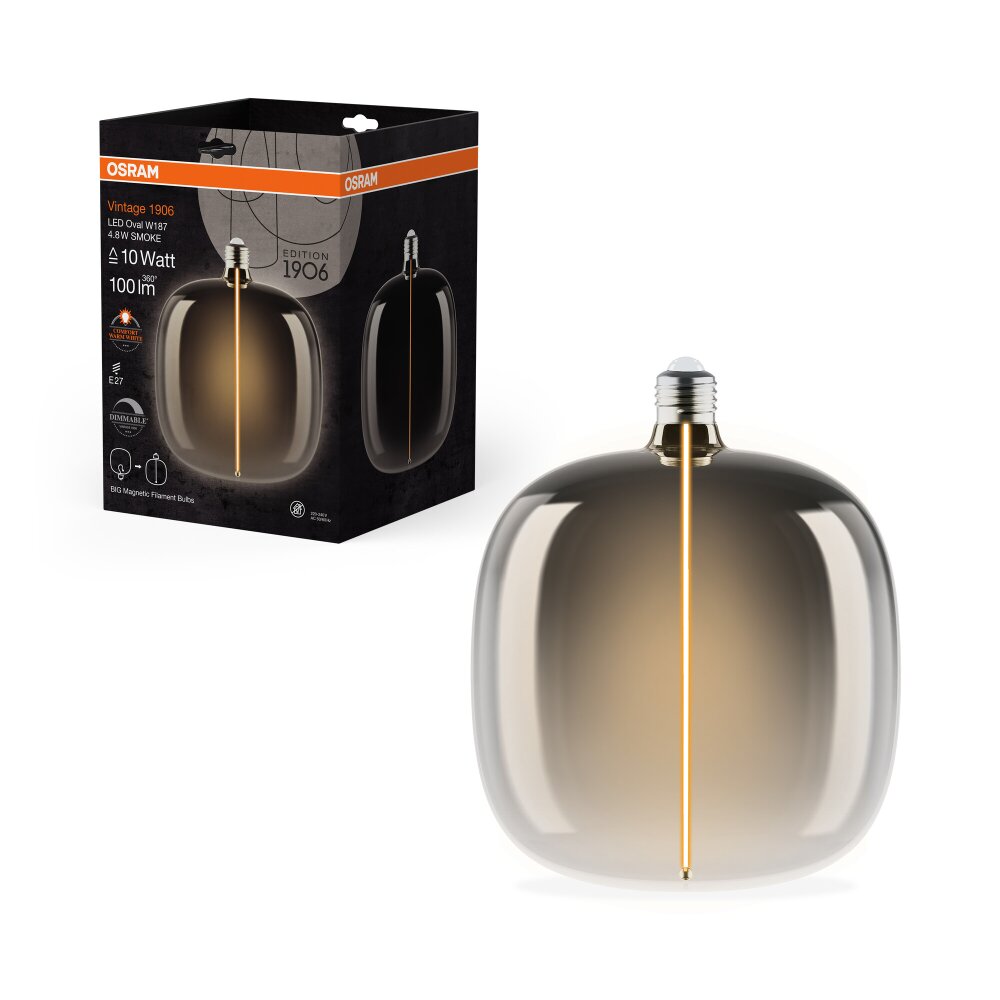 Luminaires Osram E27 4.8 Watt blanc chaud dimmable 100 Lumen main product photo