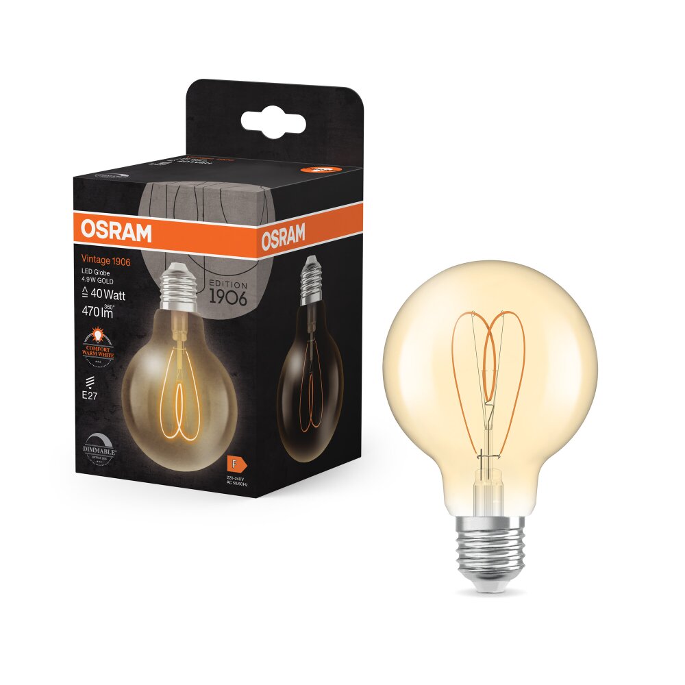 Luminaires Osram E27 4.9 Watt blanc chaud dimmable 470 Lumen main product photo