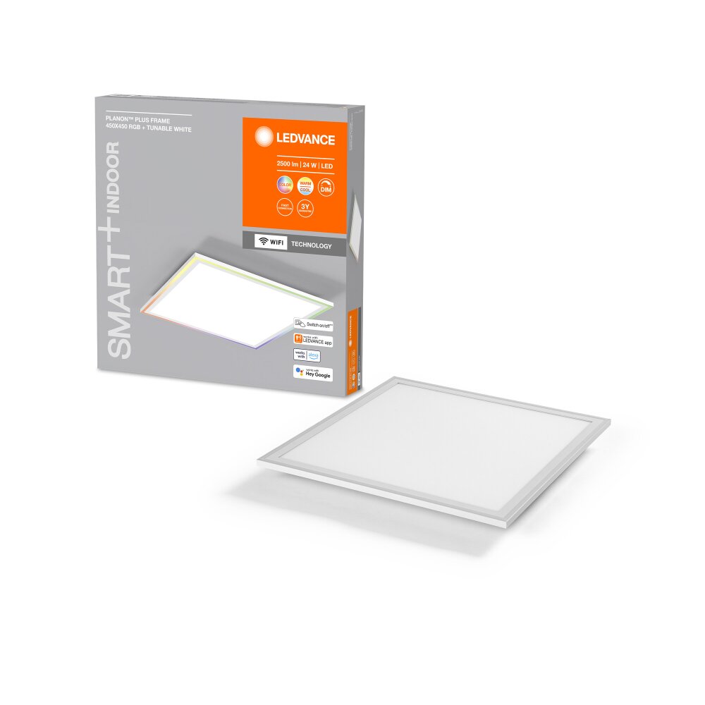Plus Applique murale / Plafonnier Luminaires Ledvance LED Blanc, 1 lumière, Changeur de couleurs main product photo
