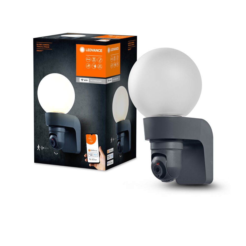 WIF Lampe murale d´extérieur Luminaires Ledvance Noir, 1 lumière, Détecteur de mouvement main product photo