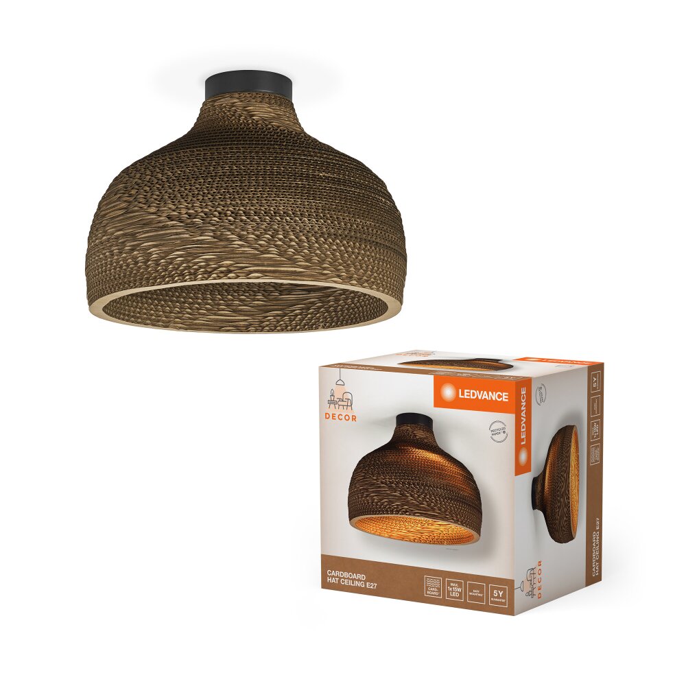 DECOR Applique murale / Plafonnier Luminaires Ledvance Brun, 1 lumière main product photo