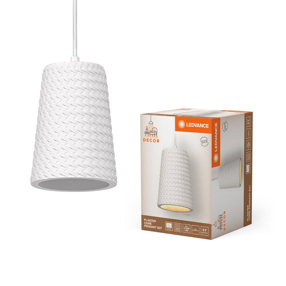 DECOR Applique murale / Plafonnier Luminaires Ledvance Blanc, 1 lumière main product photo