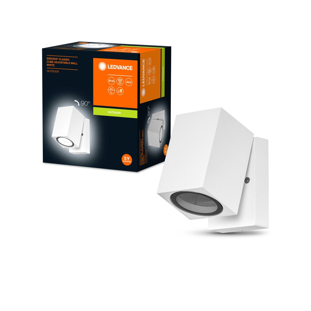 ENDURA Lampe murale d´extérieur Luminaires Ledvance Blanc, 1 lumière main product photo