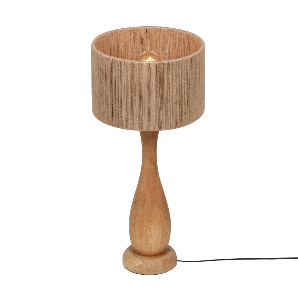 TOBA Lampe à poser Luminaires Trio Bois clair, 1 lumière main product photo
