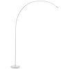 Bow Lampadaire, Lampadaires arc Luminaires Brilliant LED Argenté, 1 lumière