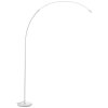 Bow Lampadaire, Lampadaires arc Luminaires Brilliant LED Argenté, 1 lumière
