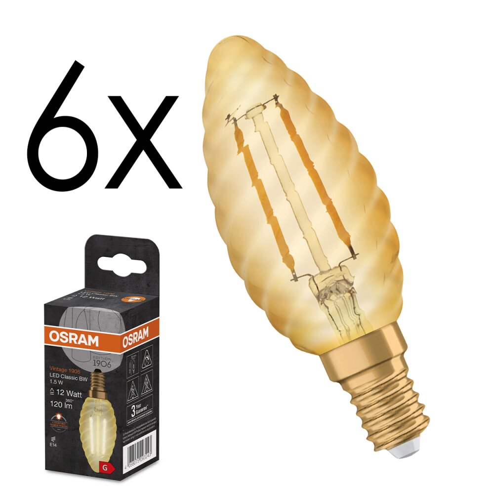 E14 LED 1.5 Watt blanc chaud 120 Lumen main product photo