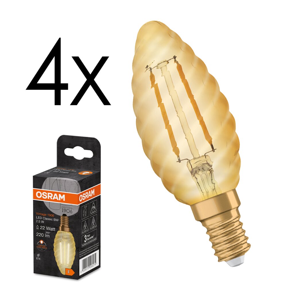 E14 LED 2.5 Watt blanc chaud 220 Lumen main product photo