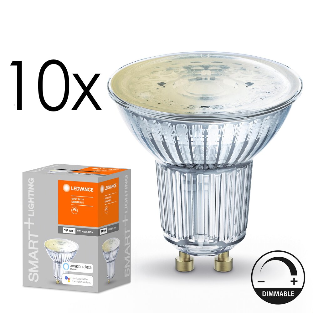 GU10 LED 5 Watt blanc chaud dimmable 350 Lumen main product photo