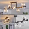 Chehalis Plafonnier, Boule lumineuse Clair, 8 lumières