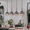 Gastor Suspension, Boule lumineuse, Suspension Clair, Fumé, 4 lumières