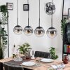 Gastor Suspension, Boule lumineuse, Suspension Clair, Fumé, 4 lumières