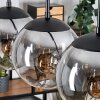 Gastor Suspension, Boule lumineuse, Suspension Clair, Fumé, 4 lumières