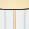 Chellas Lampadaire Écru, Noir, 1 lumière