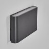 Gamas Lampe murale d´extérieur, Luminaire de salle de bain, Luminaire Up & Down, Applique murale Anthracite, 1 lumière