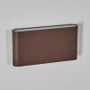 Gamas Lampe murale d´extérieur, Luminaire de salle de bain, Luminaire Up & Down, Applique murale LED Rouille, 1 lumière
