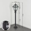 Fornelos Luminaire extérieur, Eclairage de chemin Noir, 1 lumière, Détecteur de mouvement
