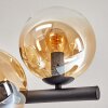 Gastor Plafonnier, Boule lumineuse Ambre, Clair, 8 lumières