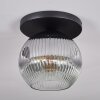 Ripoll Plafonnier, Boule lumineuse Fumé, 1 lumière