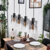 Hasvik Suspension, Suspension Clair, Fumé, 4 lumières