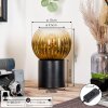 Koyoto Boule lumineuse, Lampe de bureau, Lampe à poser Or, Clair, 1 lumière