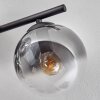 Gastor Plafonnier, Boule lumineuse Clair, Fumé, 4 lumières
