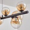 Chehalis Suspension, Boule lumineuse, Suspension Ambre, Clair, 10 lumières