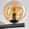 Gastor Suspension, Boule lumineuse, Suspension Ambre, Clair, Fumé, 10 lumières