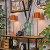 Belece Lampe de table d'extérieur, Lampe à poser LED Orange, 1 lumière