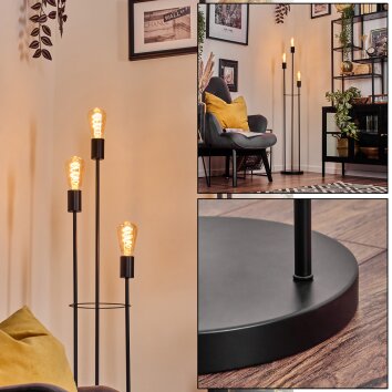 Limmingen Lampadaire Noir, 3 lumières