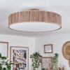 Foggia Plafonnier Nickel mat, 3 lumières