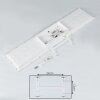 Panneau LED Nexo Blanc, 1 lumière, Télécommandes