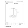 CLAIRE Lampe murale d´extérieur Luminaires Lucide Blanc, 1 lumière