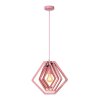 MAURO Suspension Luminaires Lucide Rose, 1 lumière