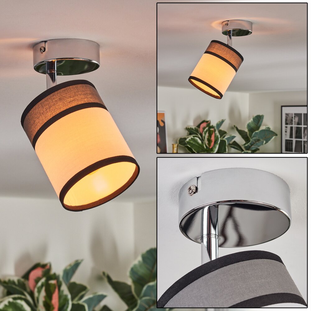 Lundegaard Plafonnier, Spot de plafond Chrome, 1 lumière main product photo