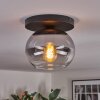 Apedo Plafonnier, Boule lumineuse Clair, Fumé, 1 lumière