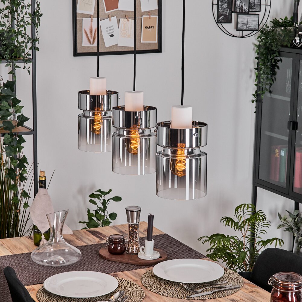 Hasvik Suspension, Suspension Blanc, 3 lumières main product photo