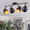 Bjedstrup Plafonnier, Spot de plafond Noir, 4 lumières