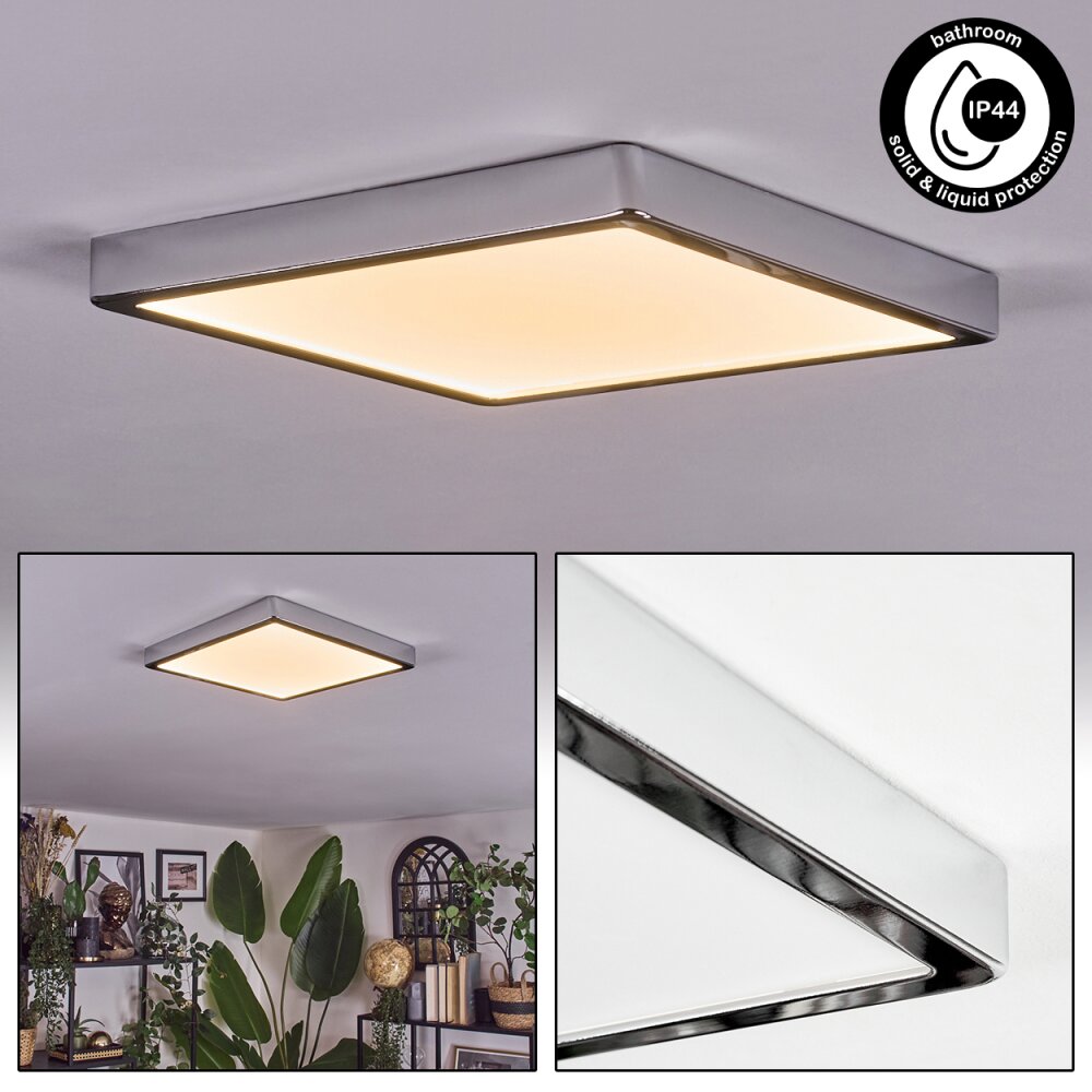 Finsrud Plafonnier, Panel LED Chrome, 1 lumière main product photo