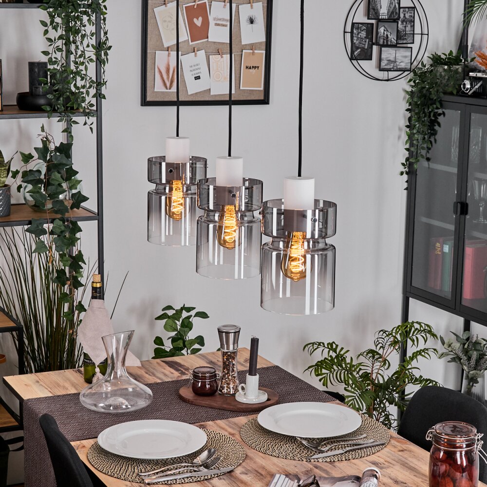 Hasvik Suspension, Suspension Blanc, 3 lumières main product photo